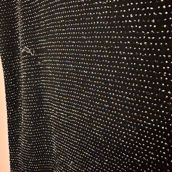 Express Black Sequin Sparkly Shift Mini Dress Large - Picture 3 of 8